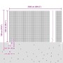 Cerca de Alambre Soldado con 22 postes en U Gris 1.4x25 m de Acero von , Zaunpfosten - Ref: Foro24-3336605, Preis: 132,85 €, ...