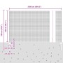 Cerca de Alambre Soldado con 22 postes U Gris 1.4x25 m de Acero by , fence posts - Ref: Foro24-3336606, Price: 132,25 €, Disc...