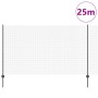 Valla de Alambre Soldado con 22 Postes en Gris 1.4x25 m de Acero by , fence posts - Ref: Foro24-3336607, Price: 133,44 €, Dis...