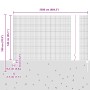 Valla de Alambre Soldado con 22 postes en Gris 1.4x25 m Acero by , fence posts - Ref: Foro24-3336608, Price: 128,22 €, Discou...