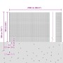 Valla de Alambre Soldado con 22 postes U Gris 1.6x25 m Acero de , Postes de cerca - Ref: Foro24-3336614, Precio: 154,32 €, De...