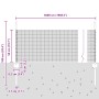 Cerca de Alambre Soldado con 22 Postes Grises 0.5x50 m Acero by , fence posts - Ref: Foro24-3336620, Price: 122,45 €, Discoun...