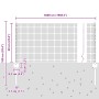 Cerca de Alambre Soldado con 22 Postes en Gris 0.6x50 m de Acero by , fence posts - Ref: Foro24-3336626, Price: 126,66 €, Dis...