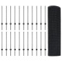 Cerca de Alambre Soldado con 22 postes U Gris 0,8x50 m Acero by , fence posts - Ref: Foro24-3336628, Price: 151,67 €, Discoun...