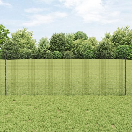 Cerca de Alambre Soldado con 22 Postes U Gris 0.8x50 m Acero by , fence posts - Ref: Foro24-3336629, Price: 152,86 €, Discoun...