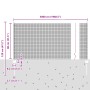Cerca de Alambre Soldado con 22 postes U Gris 0,8x50 m Acero by , fence posts - Ref: Foro24-3336628, Price: 151,67 €, Discoun...