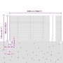 Cerca de Alambre Soldado con 44 Postes en Gris 1x50 m de Acero by , fence posts - Ref: Foro24-3336635, Price: 180,35 €, Disco...
