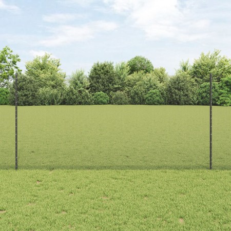Cerca de Alambre Soldado con 44 Postes en U Gris 1.2x50 m de Acero by , fence posts - Ref: Foro24-3336636, Price: 224,21 €, D...