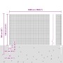Cerca de Alambre Soldado con 44 Postes en U Gris 1.2x50 m Acero by , fence posts - Ref: Foro24-3336637, Price: 219,28 €, Disc...