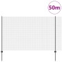 Cerca de Alambre Soldado con 44 Postes U Gris 1.5x50 m Acero de , Postes de cerca - Ref: Foro24-3336644, Precio: 274,96 €, De...