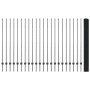 Cerca de Alambre Soldado con 44 Poste U Gris 1.5x50 m Acero by , fence posts - Ref: Foro24-3336645, Price: 270,22 €, Discount: %