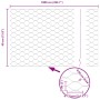 Postes de Cerca 5 pcs U-Channel Verde 40 cm Acero, Cerca Hexagonal Verde 0.4x10 m Acero by , fence posts - Ref: Foro24-333666...