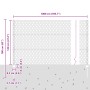 Postes de Valla 5 pcs U-Channel Verde 120 cm Acero, Valla Hexagonal Verde 1.2x10 m Acero von , Zaunpfosten - Ref: Foro24-3336...