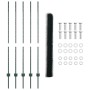Postes de Cerca 5 pcs U-Channel Verde 140 cm de Acero, Cerca Hexagonal Verde 1.4x10 m de by , fence posts - Ref: Foro24-33366...