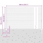 Postes de Cerca 5 pcs U-Channel Verde 140 cm de Acero, Cerca Hexagonal Verde 1.4x10 m de by , fence posts - Ref: Foro24-33366...