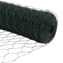 Postes de Cerca 11 pcs U-Channel Verde 60 cm Acero, Cerca Hexagonal Verde 0,6x25 m Acero by , fence posts - Ref: Foro24-33367...