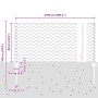 Postes de Cerca 11 pcs U-Channel Verde 60 cm Acero, Cerca Hexagonal Verde 0,6x25 m Acero by , fence posts - Ref: Foro24-33367...