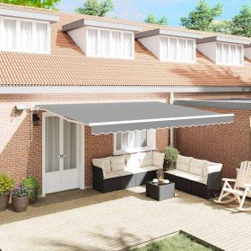 Toldo Manual 5 x 3 m Metal Toldo Manual 5 x 3 m Metal