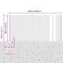 Set de Valla de Jardín Set de 2 Verde Metal 25 x 1 m Duradera by , fence posts - Ref: Foro24-3336718, Price: 81,30 €, Discoun...