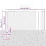 Set de Valla de Jardín Hexagonal Set de 2 Verde Metal 25 x 1 m de , Postes de cerca - Ref: Foro24-3336719, Precio: 80,67 €, D...