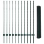 Set de Valla Hexagonal de Jardín Set de 2 Verde Metal 25 x 1.2 m by , fence posts - Ref: Foro24-3336720, Price: 93,78 €, Disc...