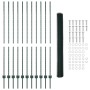 Juego de Cercas Hexagonales de Jardín Juego de 2 Verde Metal by , fence posts - Ref: Foro24-3336729, Price: 107,35 €, Discoun...