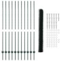 Set de Cerca de Jardín Set de 2 Verde Metal 25 x 1.5 m von , Zaunpfosten - Ref: Foro24-3336731, Preis: 106,52 €, Rabatt: %