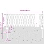 Postes de Cerca 11 pcs U-Channel Verde 40 cm Acero, Cerca Hexagonal Verde 0,4x50 m Acero by , fence posts - Ref: Foro24-33367...