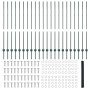Postes de Cerca 11 pcs U-Channel Verde 140 cm Acero, Cerca Hexagonal Verde 1,4x50 m Acero by , fence posts - Ref: Foro24-3336...