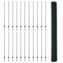 Postes de Cerca 11 pcs U-Channel Verde 160 cm Acero, Cerca Hexagonal Verde 1.6x50 m Acero von , Zaunpfosten - Ref: Foro24-333...