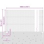 Postes de Valla 11 pcs U-Channel Verde 120 cm de Acero, Valla Hexagonal Verde 1.2x100 m de Acero by , fence posts - Ref: Foro...