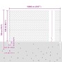 Postes de Cerca 11 pcs U-Channel Verde 140 cm Acero, Cerca Hexagonal Verde 1,4x100 m Acero by , fence posts - Ref: Foro24-333...