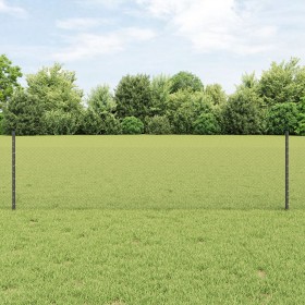 Juego de Cercas de Jardín Juego de 2 Gris Malla de Acero by , fence posts - Ref: Foro24-3336845, Price: 57,40 €, Discount: %