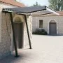 Toldo manual retráctil con LED azul y blanco 3,5x2,5 m de vidaXL, Toldos - Ref: Foro24-3070121, Precio: 510,33 €, Descuento: %