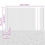 Postes de Cerca 22 pcs U-Channel Gris 140 cm Acero, Cerca Hexagonal Gris 1,4x25 m Acero by , fence posts - Ref: Foro24-333686...