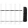 Poste de Valla 11 pcs U-Channel Gris 60 cm Acero, Valla Hexagonal Gris 0,5x100 m Acero von , Zaunpfosten - Ref: Foro24-333692...