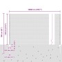 Postes para Cerca 22 pcs U-Channel Gris 120 cm Acero, Cerca Hexagonal Gris 1.2x100 m Acero by , fence posts - Ref: Foro24-333...