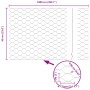 Postes de Valla 5 pcs U-Channel 60 cm de Acero Galvanizado, Valla Hexagonal 0.6x10 m de Acero Galvanizado von , Zaunpfosten -...