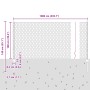 Postes de Cerca 10 pcs U-Channel 100 cm Acero Galvanizado, Cerca Hexagonal 1x10 m Acero Galvanizado by , fence posts - Ref: F...