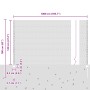 VidaXL postes de cerca 10 pcs U-Channel 120 cm acero galvanizado, VidaXL cerca hexagonal 1.2x10 m acero galvanizado by , fenc...