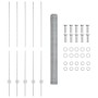 Poste de Cerca 10 pcs U-Channel 140 cm Acero Galvanizado, Cerca Hexagonal 1.4x10 m Acero Galvanizado by , fence posts - Ref: ...