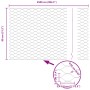 Poste para Valla 11 pcs U-Channel 80 cm Acero Galvanizado, Valla Hexágono 0.8x25 m Acero Galvanizado by , fence posts - Ref: ...