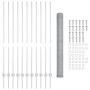 Poste de Cerca 22 pcs U-Channel 140 cm Acero Galvanizado, Cerca Hexagonal 1.4x25 m Acero Galvanizado by , fence posts - Ref: ...