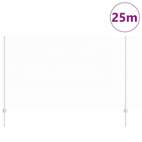 Postes de Cerca 22 pcs U-Canal 140 cm de Acero Galvanizado, Cerca Hexagonal 1.4x25 m de Acero Galvanizado de , Postes de cerc...