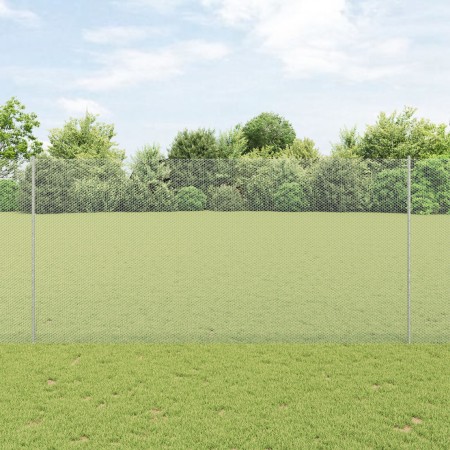Poste de Valla 22 pcs U-Channel 160 cm Acero Galvanizado, Valla Hexagonal 1.6x25 m Acero Galvanizado by , fence posts - Ref: ...