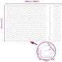 Postes de cerca 11 pcs U-Channel 40 cm Acero galvanizado, Cerca hexagonal 0.4x50 m Acero galvanizado by , fence posts - Ref: ...