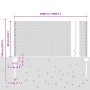 Postes de Cerca 11 pcs U-Canal 60 cm Acero Galvanizado, Cerca Hexagonal 0,6x50 m Acero Galvanizado by , fence posts - Ref: Fo...