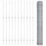 Postes de Cerca 22 pcs U-Channel 100 cm Acero Galvanizado, Cerca Hexagonal 1x50 m Acero Galvanizado by , fence posts - Ref: F...