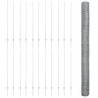Pilares de Valla 22 pcs U-Channel 140 cm Acero Galvanizado, Valla Hexagonal 1,4x50 m Acero Galvanizado by , fence posts - Ref...
