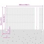 Pilares de Valla 22 pcs U-Channel 140 cm Acero Galvanizado, Valla Hexagonal 1,4x50 m Acero Galvanizado by , fence posts - Ref...